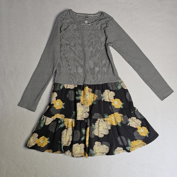 Tea Striped girls Dress size 12 - Picture 2 of 9